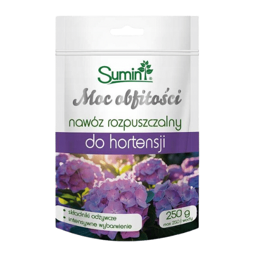 Sumin Nawóz Rozpuszczalny Do Hortensji 250 g – Intensywne Kwitnienie i Żywe Kolory