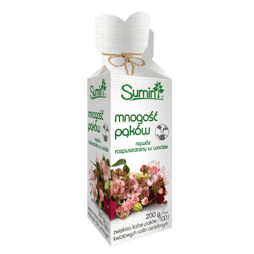 Sumin Nawóz 200 g Rozpuszczalny – Zwiększa Ilość Pąków i Obfite Kwitnienie Sumin Nawóz Rozpuszczalny Zwiększa Ilość Pąków 200 g – Intensywne Kwitnienie i Więcej Kwiatów