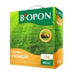 Biopon Trawa Premium 1 kg – Mieszanka Nasion na Gęsty i Zielony Trawnik