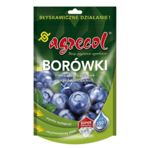 Agrecol Nawóz na Borówki Krystaliczny 350g – Intensywne Owocowanie i Zdrowy Wzrost