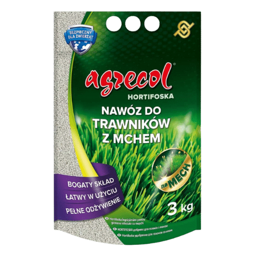 Agrecol Hortifoska 3 kg – Skuteczna Regeneracja i Wzmocnienie Murawy w Trawniku z Mchem