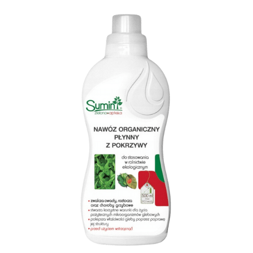 Sumin Nawóz Eko Płyn z Pokrzywy 500ml – Naturalna Ochrona i Odżywienie Roślin