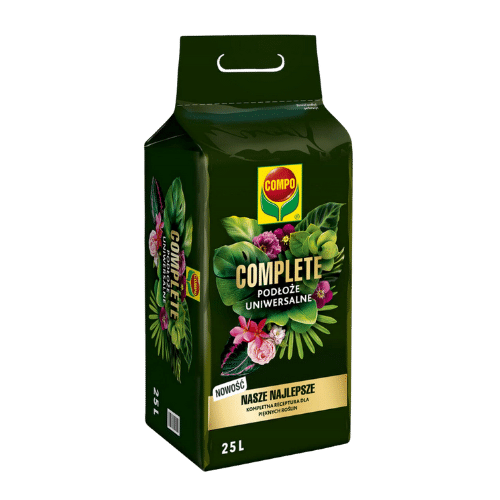 Compo Complete 25L – Podłoże do Roślin Domowych i Balkonowych, Wysoka Jakość Compo Complete Ziemia Podłoże do Roślin Domowych i Balkonowych 25L – Idealne do Roślin Wewnętrznych i Zewnętrznych