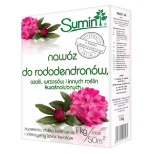 Sumin Nawóz Do Rododendronów 1 kg – Intensywne Kwitnienie i Zdrowy Wzrost