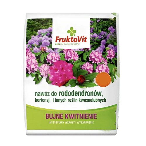 Fruktovit Nawóz do Rododendronów 3 kg – Optymalne Odżywienie dla Twoich Roślin Kwasolubnych