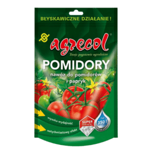 Agrecol Nawóz na Pomidory Krystaliczny 0,35kg – Intensywne Owocowanie i Zdrowe Rośliny
