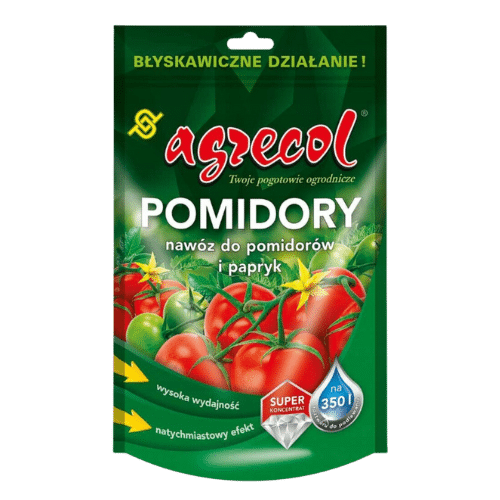 Agrecol Nawóz na Pomidory Krystaliczny 0,35kg – Intensywne Owocowanie i Zdrowe Rośliny