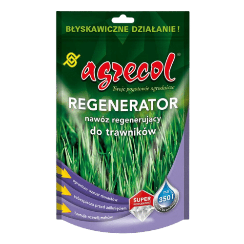 Agrecol Nawóz na Trawnik Regenerator Krystaliczny 350g – Szybka Regeneracja i Zdrowy Trawnik
