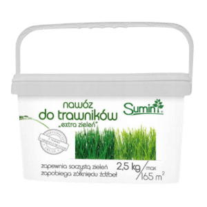 Sumin Nawóz Do Trawnika 2,5 kg Extra Zieleń – Gęsta i Intensywnie Zielona Murawa