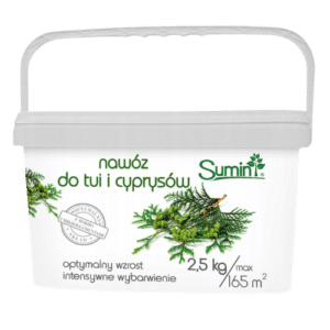 Sumin Nawóz Do Tui i Cyprysów 2,5 kg – Gęste i Zdrowe Iglaki