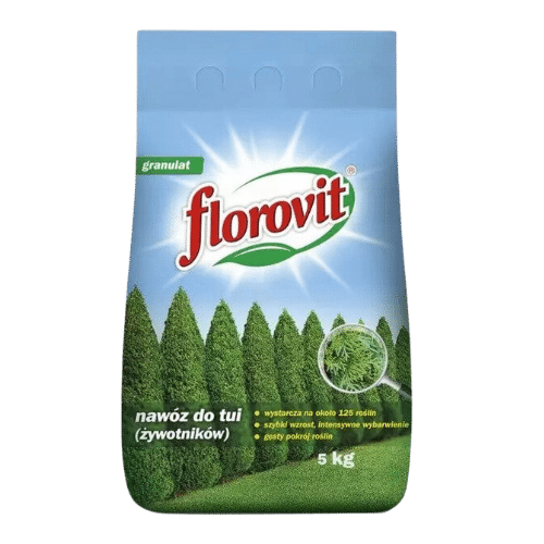 Florovit Nawóz do Tui 5 kg – Kompleksowa Pielęgnacja Twoich Żywotników