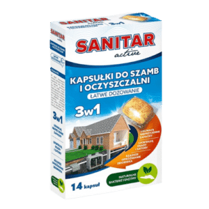 Kapsuki Sanitar Active 15 Szt. – Skuteczne Oczyszczanie i Ochrona Systemu Sanitarnego