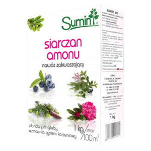 Sumin Nawóz Siarczan Amonu 1 kg – Skuteczne Odżywienie i Zakwaszenie Gleby