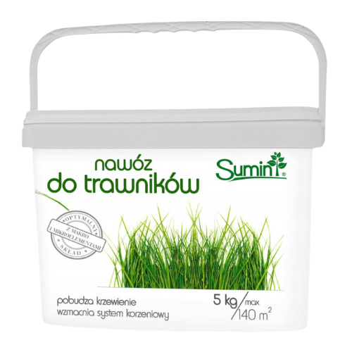 Sumin Nawóz Do Trawnika 5 kg – Gęsta i Soczyście Zielona Murawa