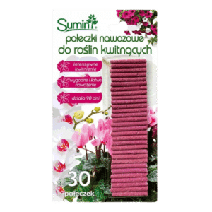 Sumin Nawóz Pałeczki Do Kwitnących 30 Szt. – Długotrwałe Odżywienie i Obfite Kwitnienie