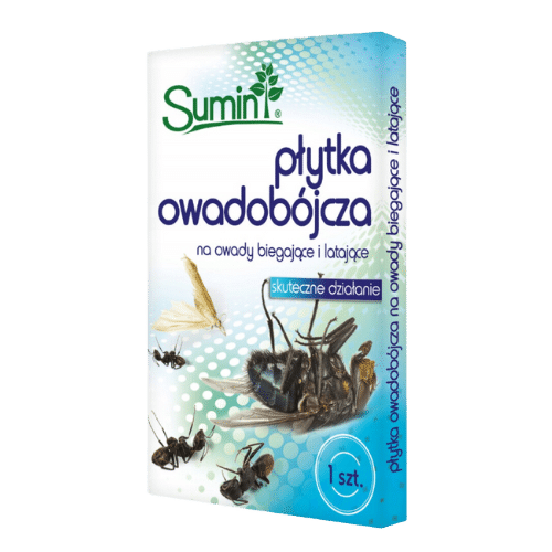 Sumin Płytka Owadowójcza na Owady Biegające i Latające 1 sztuka – Skuteczne Zwalczanie Szkodników