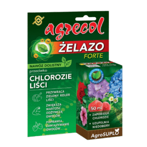 Agrecol Żelazo Dolistne 50ml – Skuteczna Walka z Chloroza i Zdrowe Rośliny