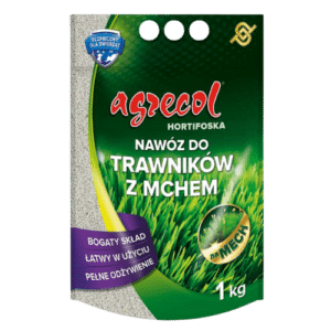 Agrecol Hortifoska 1 kg – Skuteczna Regeneracja i Wzmocnienie Murawy w Trawniku z Mchem