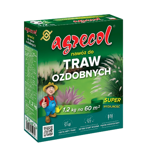 Agrecol Nawóz do Traw Ozdobnych 1,2kg – Gęste i Zdrowe Trawy Dekoracyjne