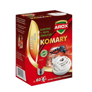 Arox Elektrofumigator + Płyn na Komary 60 Nocy, Dwufunkcyjny 45ml - obrazek 1