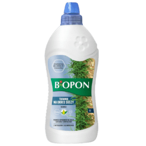 BIOPON Nawóz na Okres Suszy – Płynna Ochrona dla Trawnika (1L)