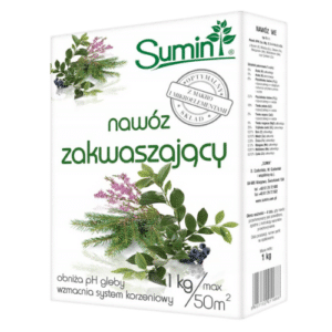 Sumin Nawóz Zakwaszający 1 kg – Optymalne pH Gleby dla Roślin Kwasolubnych