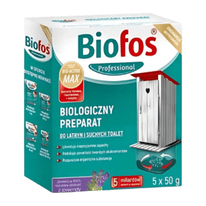 Biofos Preparat do Latryn i Suchych Toalet 5x50g - obrazek 1