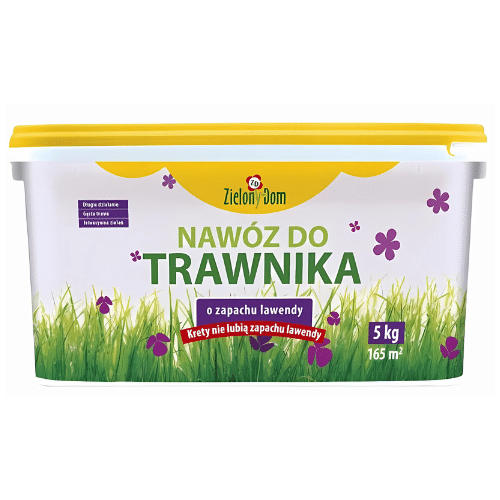 Zielony dom Nawóz do trawnika o zapachu lawendy