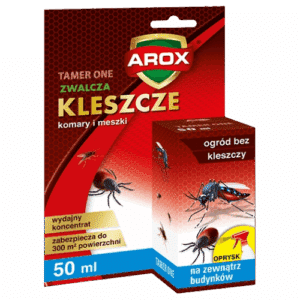 Arox Tamer One Zwalcza Komary, Komary i Meszki Skuteczna Ochrona przed Komarami i Kleszczami 50ml - obrazek 1