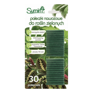 Sumin Pałeczki Nawozowe do Roślin Zielonych 30 sztuk - obrazek 1