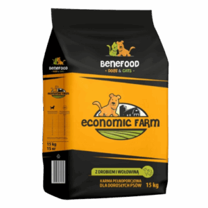 Economic Farm karma z drobiem i wołowiną dla psów 15kg