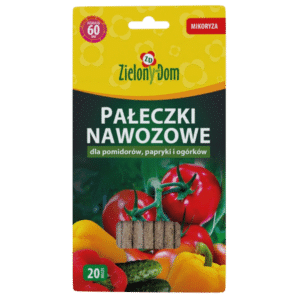 Pałeczki nawozowe do pomidorów, papryki i ogórków 20szt Zielony Dom - obrazek 1