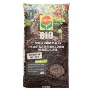 Compo BIO Ziemia Uniwersalna Beztorfowa Do Domu I Ogrodu 40L - obrazek 1