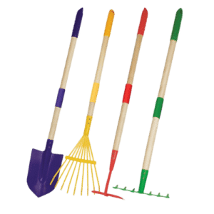 Greenmill Kids Zestaw 4 Narzędzi Ogrodowych dla Dzieci Metalowe - obrazek 1