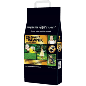 Najlepsze Trawy Z Iławy Mieszanka Traw Przyjazny Trawnik Niebieskie Nasiona z Mikoryzą 5kg - obrazek 1