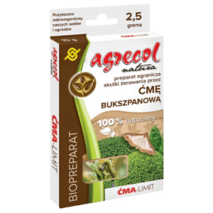 Agrecol Naturalny Preparat na Ćmę Bukszpanową Biologiczna Tarcza i Regeneracja 2,5g - obrazek 1