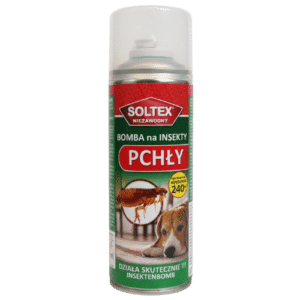 Soltex Bomba na Pchły Fogger Zamgławiacz do Pomieszczeń 400ml - obrazek 1