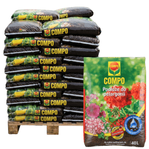 COMPO Ziemia do Pelargonii 40L Paleta 56 sztuk Nawóz NPK