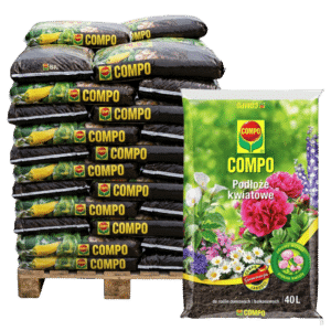 COMPO Podłoże Kwiatowe 40L Paleta 56 sztuk Nawóz NPK