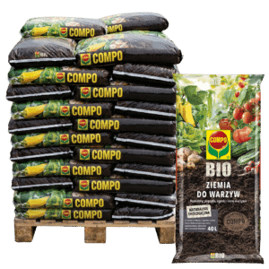 COMPO BIO Ziemia do Warzyw 40L Paleta 60 sztuk Ekologia - obrazek 1