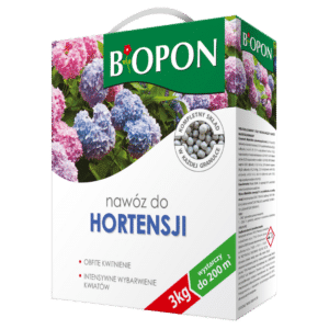 Nawóz do Hortensji BIOPON 3kg Gigantyczne Kwiaty - obrazek 1