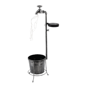 Lampa Solarna Kran z Doniczką 60cm 30 LED Efekt Wody - obrazek 1