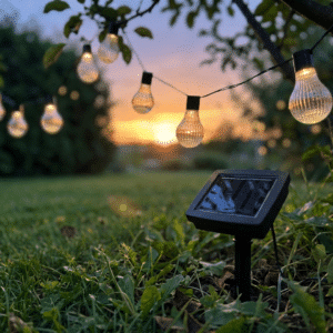 Girlanda Solarna Ogrodowa 5,8m STRIPES 20 LED Ciepła - obrazek 5