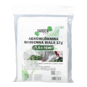 Agrowłóknina Wiosenna Biała 1,6x10m 17g/m2 UV Okryciowa - obrazek 1