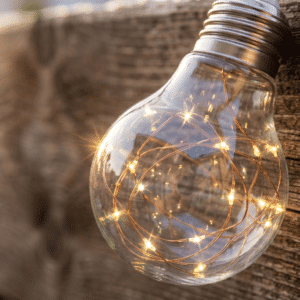 Girlanda Solarna Ogrodowa 5,8m MOZA 20 Dużych Żarówek LED - obrazek 4