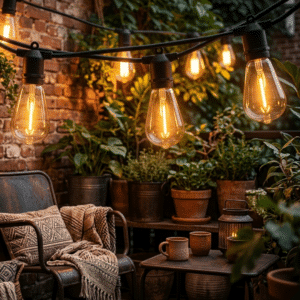 Girlanda Ogrodowa 220V 10m FILAME 10 Żarówek E27 LED - obrazek 2