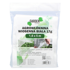 Agrowłóknina Wiosenna Biała 1,6x5m 17g/m2 UV Okryciowa - obrazek 1