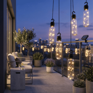 Girlanda Solarna Ogrodowa LED 3,8m LUX Ciepła Biel - obrazek 6