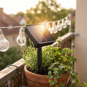 Girlanda Solarna Ogrodowa 5,8m MOZA 20 Dużych Żarówek LED - obrazek 5