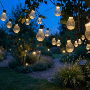Girlanda Solarna Ogrodowa 5,8m STRIPES 20 LED Ciepła - obrazek 6